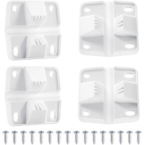 Cooler Hinges for Coleman Camping Cooler 5226, 5227B, 5235, 5236, Cooler Replacement Plastic Hinges and Screws Set - 4 Pack