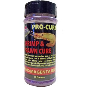 Pro-Cure Shrimp and Prawn Cure, 14 Ounce, Pink/Magenta Red
