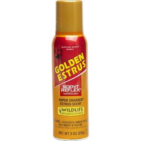 Wildlife Research Center Golden Estrus Gel with Scent Reflex Technology Deer Attractant Lure for Whitetail Deer Hunting