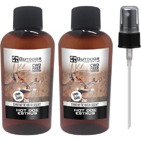 Synthetic Scrape Lure Deer Attractant - Deer Urine Buck Lure Hunting Scent - Buck Attractant for Deer - Doe Pee for Mock Scrapes, Drags, and Drippers