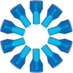 10pcs Bite Valve Replacement for Camelbak, Blue Silicone Hydration Pack Bite Valve Mouthpiece Replacement Parts Dust Cover Accessories for Hydration Bladder