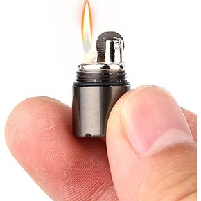 Mini Lighter - Lighter Keychain - Waterproof Fire Starter - Mini Survival Tool, Field Emergency Self-Help Gadget Especially for Survival and Emergency Use in Kuwait