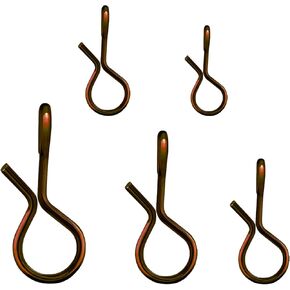 Micro Fishing Connector Tackles, Lightweight High Strength Fly Swivels Snaps to Reduce Line Twist for Fly Fishing Flies Tippet Leaders