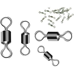 Rolling Barrel Fishing Swivel Assorted Sizes Test 71LB to 220LB
