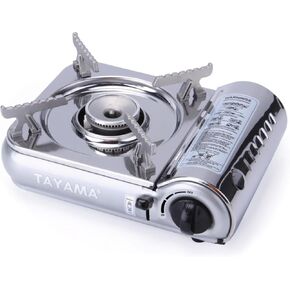 7,000 BTU Mini Stainless Steel Butane Gas Portable Camping Stove