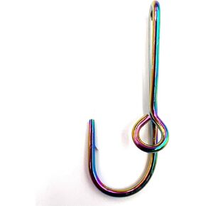 Irregular color Fish Hook Hat Clip Hats Fish Hooks for Cap Tie Gift for Father Husband Friend Fishing Lover