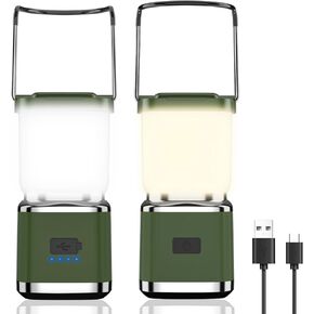 LED Camping Lantern, 1000 Lumens Camping Lantern Rechargeable with 4 Light Modes, Waterproof, Camping Essentials, Mini Lantern Flashlight for Camping, Hurricane, Emergency, Hiking, Power Outages