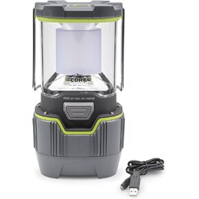 CORE 1000 Lumen CREE LED Rechargeable Camping Emergency Lantern, Lithium Ion Batteries, Charges Cell Phones