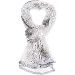PATIKIL Camouflage Netting Camo Scarf, Camo Netting Veil Camo Mesh Neck Scarves Desert Mesh Scarves