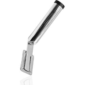 MARINE CITY Stainless Steel Slide Mount Removable Fishing Smooth Mirror Polished Corrosion Resistant Rod Holder 8-1/2 Inches for Marine Camper Truck Trailer Yacht Boat RV (Pack of 1)