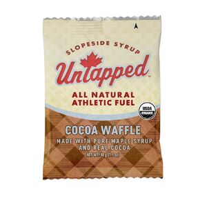 UnTapped Organic Chai Waffles 1.1 oz Each, Box of 16 - Endurance Sports Snacks Sweetened with Real Maple Syrup, and Real Chai Spices | Vegan & Real Food Waffles | Ideal for Athletic Performance
