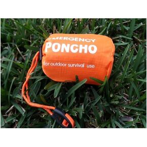Galaxy Thermal Mylar Emergency Ponchos Raincoat Blanket Reversible Survival Gear for Sport Outdoor Camping Hiking Traveling with Whistle