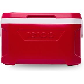 Igloo Profile II Cooler Box, 50, Approx. 16.3 gal (47 L), Profile 2, Red, for Outdoor Activities, Camping, Leisure, Fishing