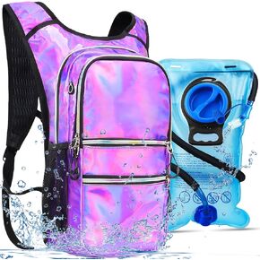 Hydration Pack, Water Backpack with 3L Hydration Bladder Lightweight Insulation, Festival Essential, Rave Hydration Backpack, Hydropack Backpack for Rave, Hiking, Biking, Running, Festival Gear