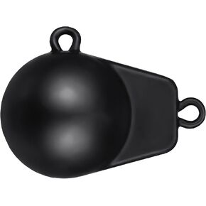Zonon Downrigger Weight Coated Ball 4 lbs Fishing Downriggers Sinker for Downriggers, Black
