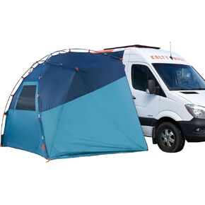 Kelty Highroads Overlanding Shelter - Universal Mount Car Camping Tent with Large Zippered Entry, Aluminum Frame, Adjustable Walls and Windows, UV Protection, Rainproof, Stuff Duffel Included, 2024