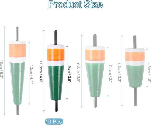 PATIKIL Popping Cork Floats, EVA Fishing Trout Float Bobber for Catfish Trout Bass in Saudi Arabia