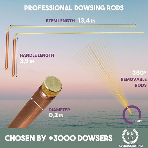 قضبان التغطيس النحاسية الاهتزازية لصيد الأشباح | فاريلاس دي راديستيسيا in Kuwait