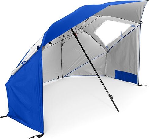 Sun and Rain Canopy Umbrella for Camping,Beach and Sports Events,Beach umbrella,Sun umbrella,Beach canopy,UPF 50,Umbrella Shelter for Sun and Rain Protection in Saudi Arabia