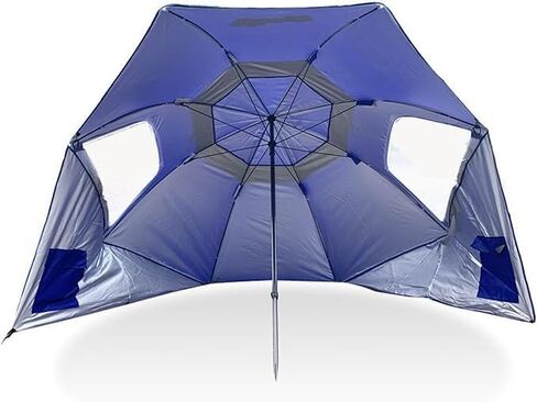 Sun and Rain Canopy Umbrella for Camping,Beach and Sports Events,Beach umbrella,Sun umbrella,Beach canopy,UPF 50,Umbrella Shelter for Sun and Rain Protection in Saudi Arabia