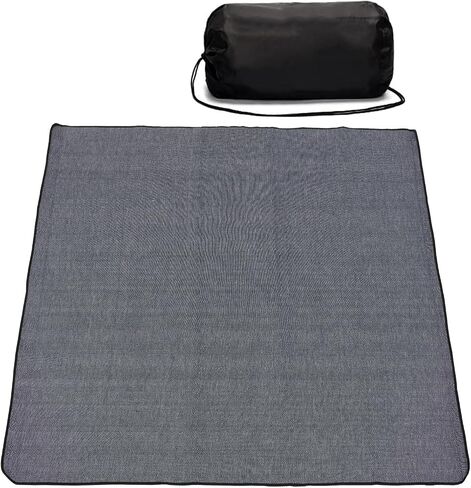 Outdoor Picnic Blanket with Bag, 60'' x 80'' Comfortable Picnic Mat for Should Strap, Foldable Outdoor Blanket for Park Beach Travel Camping Yard Outdoor Concerts (Stripe) in Saudi Arabia