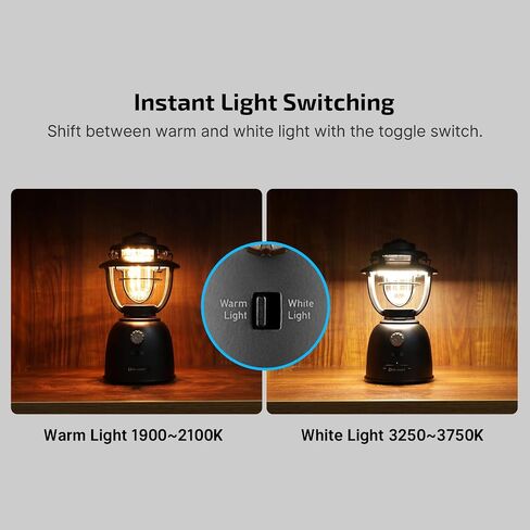 OLIGHT Olantern Stretch Camping Lanterns, 500 Lumens Stretchable LED Flashlights with Dual Light Source, Outdoor Rechargeable Light for Emergency, Hiking, Bed Lighting (Black) in Saudi Arabia