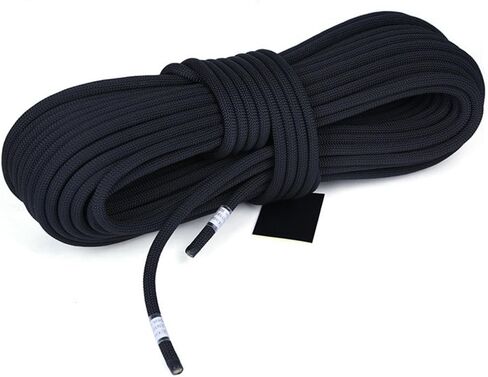 MaxS Climbing Auxiliary Rope Static Rope Safety Rescue Rope Diameter 10mm,(Black Length:10Meter) in Saudi Arabia