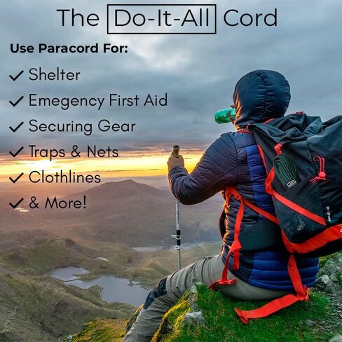 Paracord Planet para-Max Paracord 3,000 LB Tensile Strength & 5/16 Inch Diameter - Great for Towing, Hunting, Outdoor Activities and More ( in Saudi Arabia