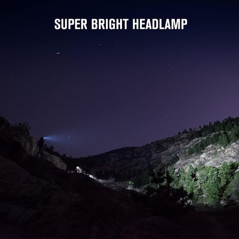مصباح أمامي صغير LED من OLIGHT Perun بقدرة 1000 لومن قابل لإعادة الشحن، مصباح يدوي بزاوية قائمة مع عصابة رأس، مصباح يدوي EDC للتخييم والجري والخارج وانقطاع التيار الكهربائي والصيد الليلي وركوب الخيل in Kuwait