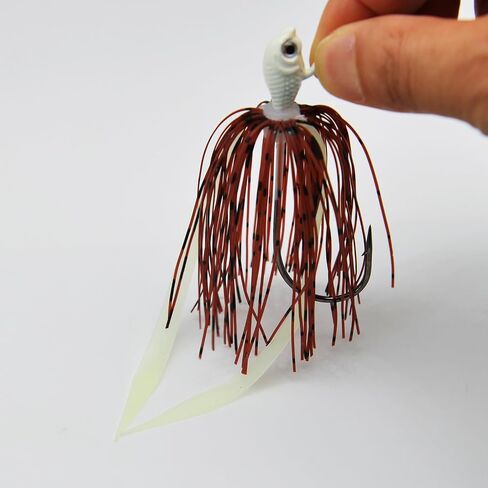 12 Bundles Silicone Jig Skirts Replacement Fishing Skirts for Spinnerbaits Bass Jig Lures Fishing Bait Accessories Quick Change Squid Jig Skirts in Saudi Arabia