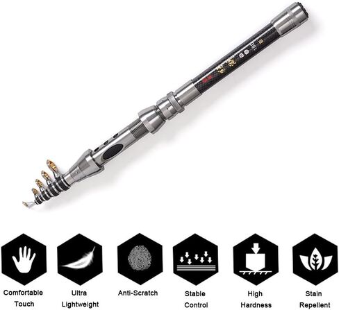 doorslay Fishing Rod and Reel Combos, Carbon Fiber Fishing Pole Combo Set, Telescopic Rods Spinning Reels Lures Set with Carrier Bag for Freshwater Saltwater Kit Fishing Gifts for Men Women in Saudi Arabia