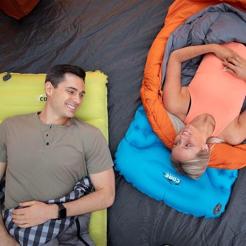 وسادة نوم أساسية للتخييم | سجادة نوم مثالية خفيفة الوزن للخيام ومعدات التخييم | مرتبة قابلة للنفخ خفيفة الوزن للسفر والمشي لمسافات طويلة والاستخدام في الهواء الطلق in Kuwait