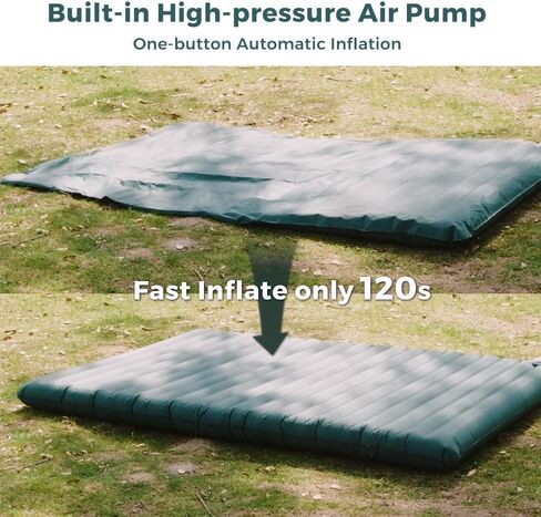 Sleeping Pad for Camping, Self Inflating Sleeping Pad with Built-in Automatic Pump, Camping Sleeping Pad for Backpacking, Traveling, Hiking, Super Portable Camping Pad for Sleeping in Saudi Arabia