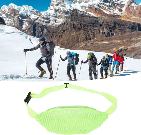 Beach Mesh Fanny Pack, Seashell Bag Mesh Beach Bag Breathable Waterproof Adjustable Belt Portable Lightweight Outdoor Sports Waist Pack for Travel in Saudi Arabia