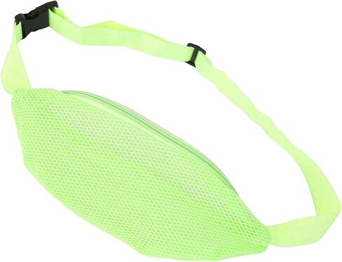 Beach Mesh Fanny Pack, Seashell Bag Mesh Beach Bag Breathable Waterproof Adjustable Belt Portable Lightweight Outdoor Sports Waist Pack for Travel in Saudi Arabia
