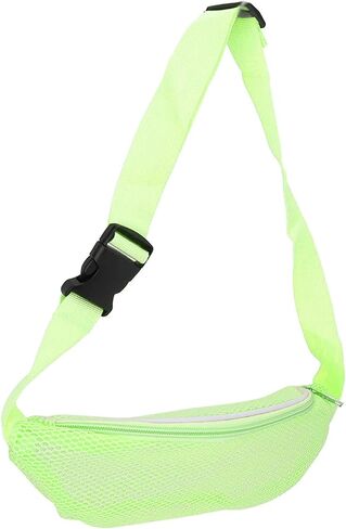 Beach Mesh Fanny Pack, Seashell Bag Mesh Beach Bag Breathable Waterproof Adjustable Belt Portable Lightweight Outdoor Sports Waist Pack for Travel in Saudi Arabia