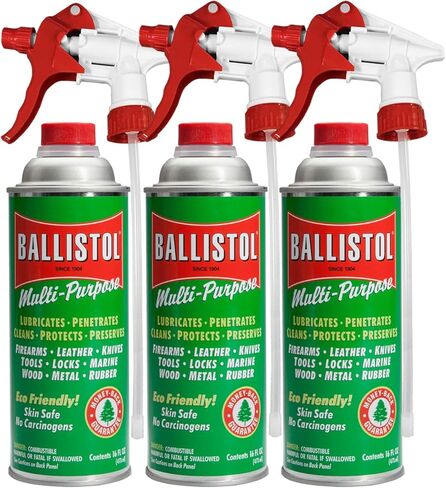 منظف ​​التشحيم متعدد الأغراض من باليستول، 16 أونصة مع بخاخ (عبوة من 3 قطع) in Kuwait