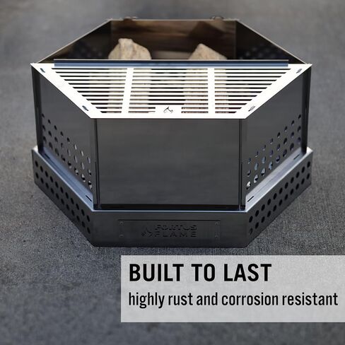 6 Series Compact Accessory | Premium Product | Campfire Grill | Portable | Removable | American 304 Stainless Steel | Made In USA in Saudi Arabia