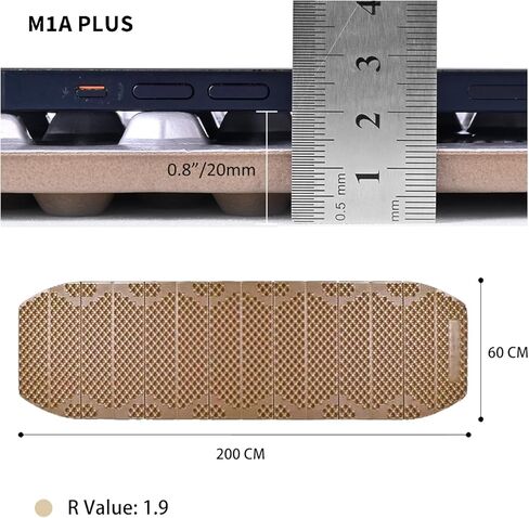 وسادة نوم إسفنجية مغلقة من سلسلة Mummy M1 مقاومة للرطوبة وقابلة للطي R-1.9 | بساط نوم بتصميم سداسي خفيف الوزن للغاية للتخييم والمشي لمسافات طويلة وحقيبة الظهر in Kuwait