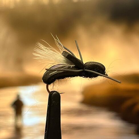 Tim's Beetle - Sizes #8, 10, 12 - Pack of 3 - Terrestrial Dry Fly Attractor - Unsinkable Foam - Dropper Rig - Flyfish for Trout Bass Bluegill Crappie and Other Gamefish in Saudi Arabia