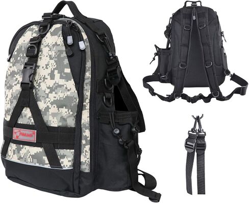 Fiblink Fishing Tackle Bag Backpack Large Tackle Bag with Storage Outdoor Shoulder Backpack Cross Body Sling Fishing Bag in Saudi Arabia