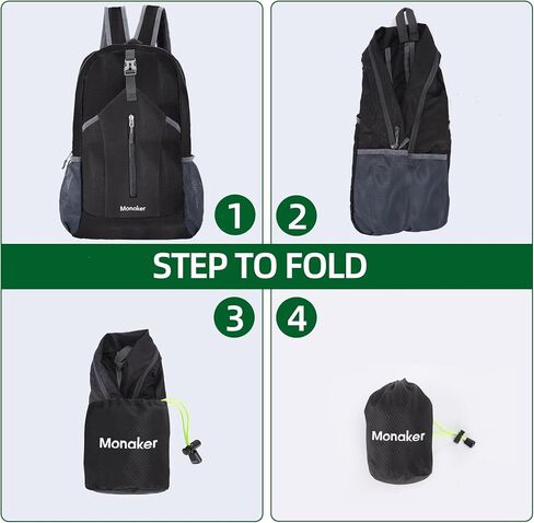 Hiking Backpack, Ultra-Lightweigt and Foldable 20L Daypack for Hiking, Cycling and Camping in Saudi Arabia
