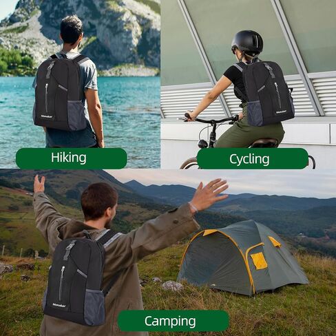 Hiking Backpack, Ultra-Lightweigt and Foldable 20L Daypack for Hiking, Cycling and Camping in Saudi Arabia