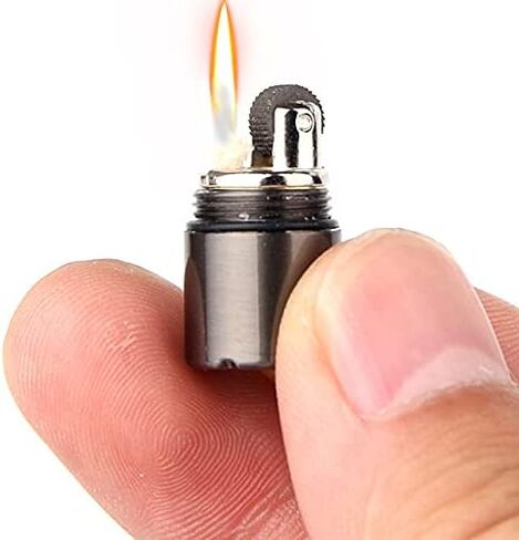 Mini Lighter - Lighter Keychain - Waterproof Fire Starter - Mini Survival Tool, Field Emergency Self-Help Gadget Especially for Survival and Emergency Use in Kuwait