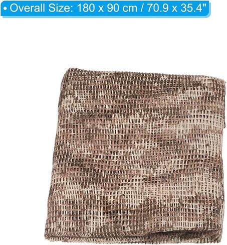 PATIKIL Camouflage Netting Camo Scarf, Camo Netting Veil Camo Mesh Neck Scarves Desert Mesh Scarves in Saudi Arabia