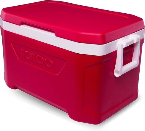 Igloo Profile II Cooler Box, 50, Approx. 16.3 gal (47 L), Profile 2, Red, for Outdoor Activities, Camping, Leisure, Fishing in Saudi Arabia