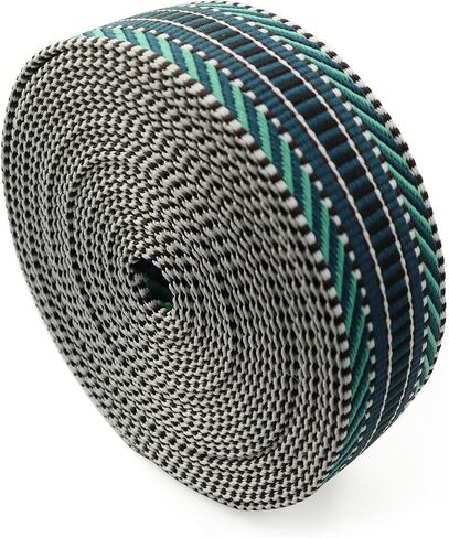 XGNG 1 Roll Black Blue 6 Yards Jacquard Cotton Webbing Straps Seat Belt Ribbon Polyester Webbing for Crafts Pet Collars Leash Backpack Strap Belt in Saudi Arabia