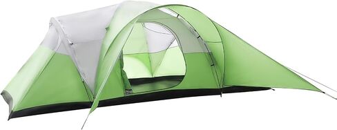 10-Person Tents for Camping,Large Family Camping Tents with Rainfly,Big Tents with Vestibule,Double Layer,Waterproof,Easy Setup Dome Tents for Outdoor Camping,Party,(18ft x 9.8ft x78 in) in Saudi Arabia