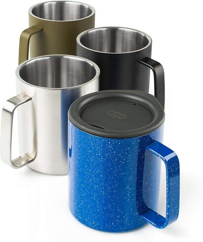 GSI Outdoors 63255 Glacier Ss 15 Oz Camp Cup Black in Saudi Arabia