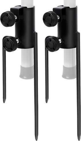 REDCAMP 2 حزمة حامل قضيب خيمة التخييم مع حصص، خيمة محمولة أعمدة أنبوبية ثابتة حامل خطاف خفيف وحقيبة تخزين in Kuwait